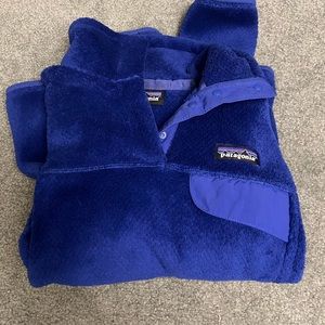 Patagonia Re-Tool Snap-T Fleece Pullover Sweater Small Harvest Moon Blue S